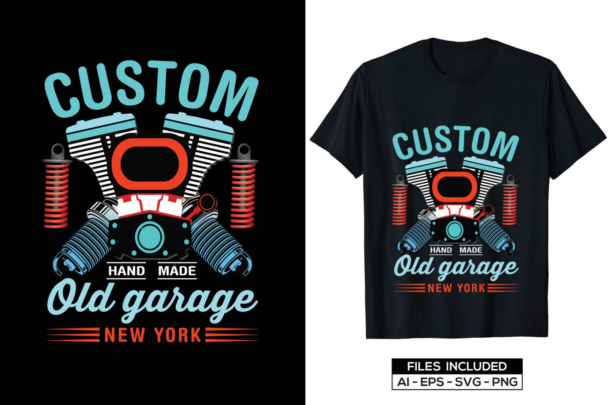 Motorcycle T-Shirt Design SVG Bundle - Master Bundles