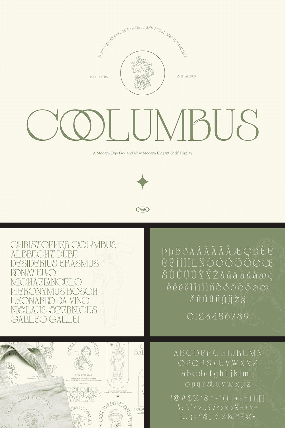 Stylish font in the color of young spring grass.