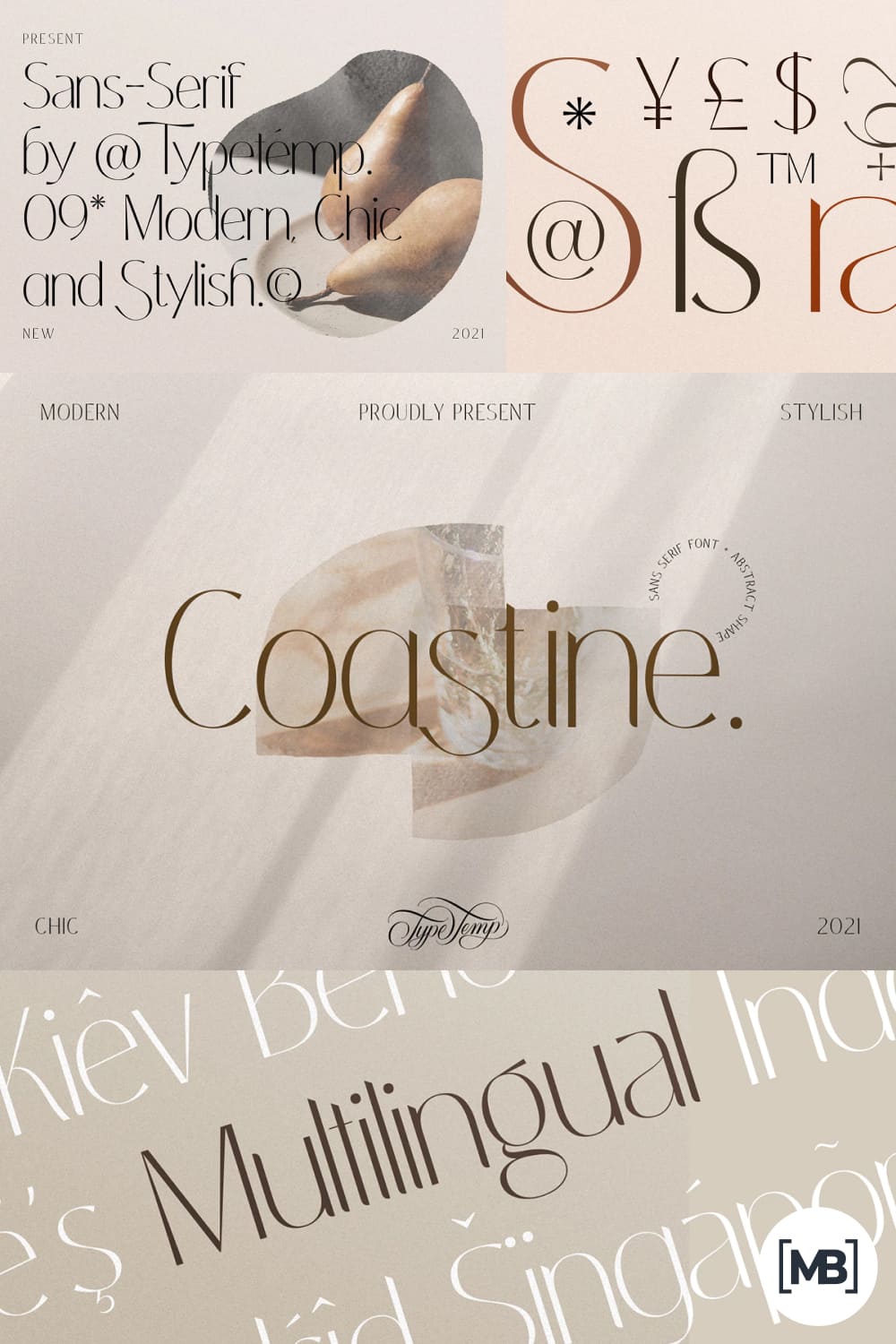 It is the perfect font for trendy themes, stylish reviews, and art themed.