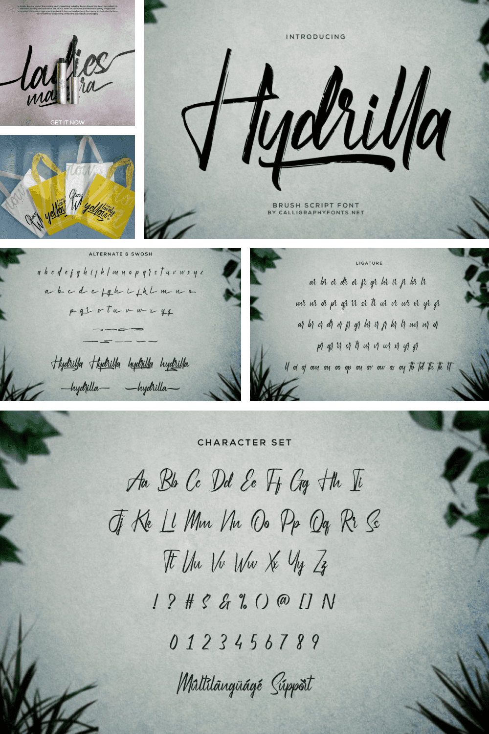 Bright writing and eye-catching font.
