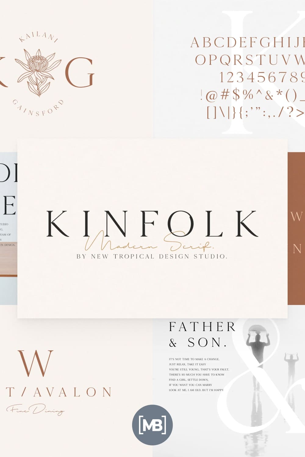 Slim and elegant font. It is perfect for vogue style.