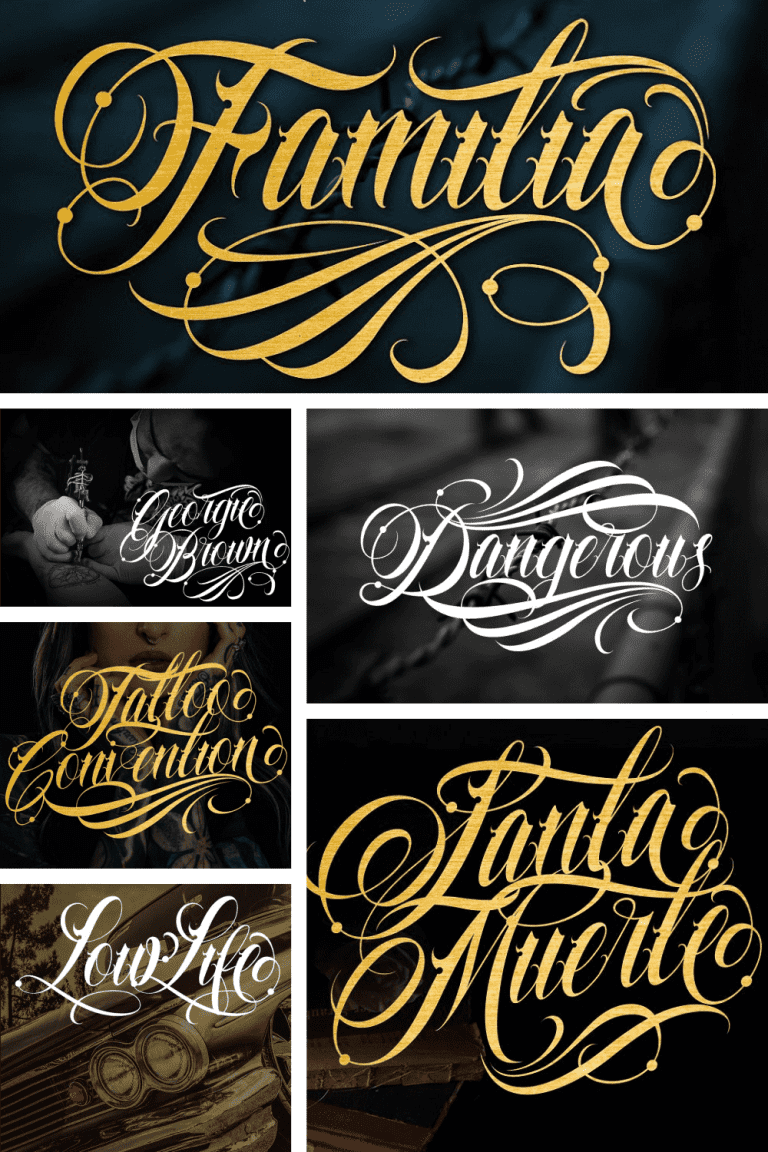 40+ Best Tattoo Fonts for 2021. Best Free and Premium Fonts