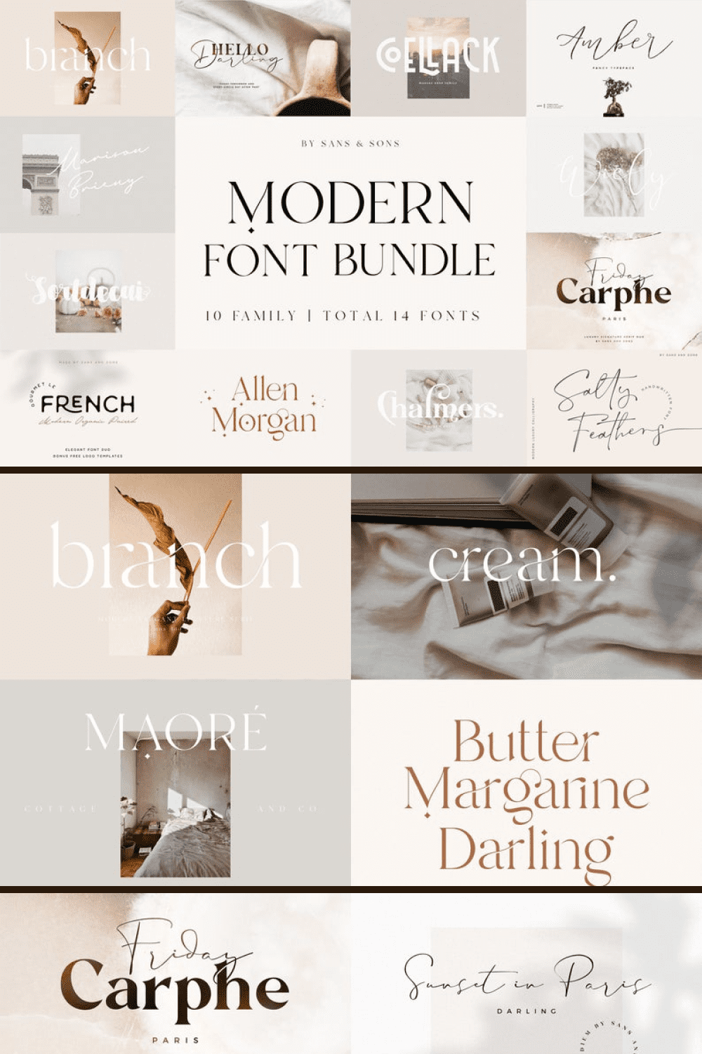 Creative and delicate typeface for 
