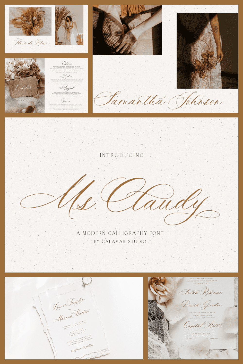Ms Claudy – Wedding Font.
