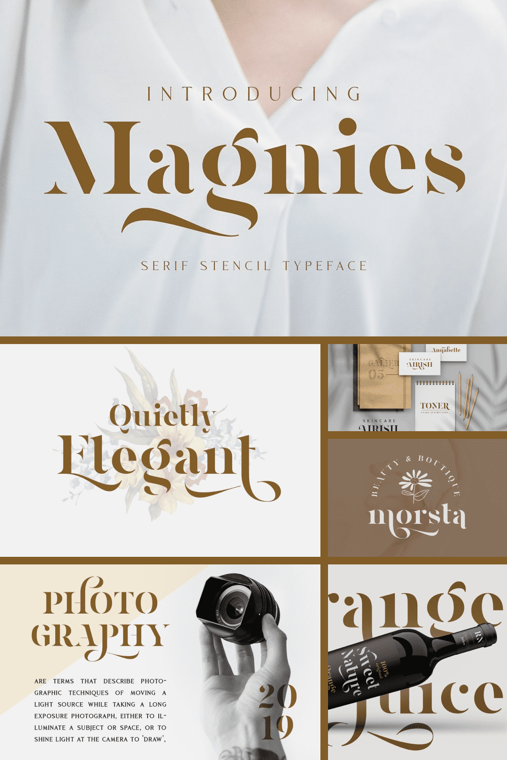 Feel the sweetness with this font, a minimalist serif font with clean stencil looks.