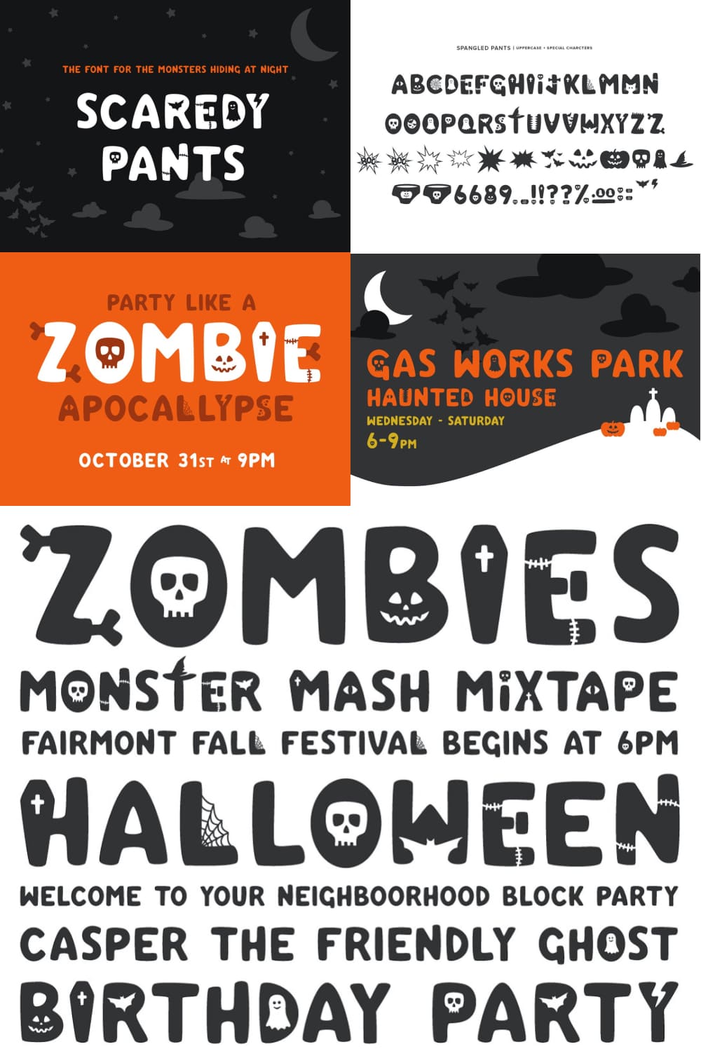 Great Halloween themed font.