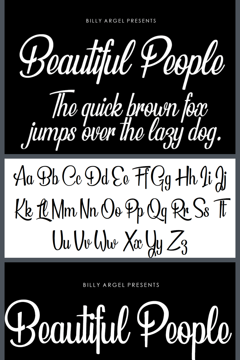 Italic font inspired by the dance of the Moulin Rouge girls.