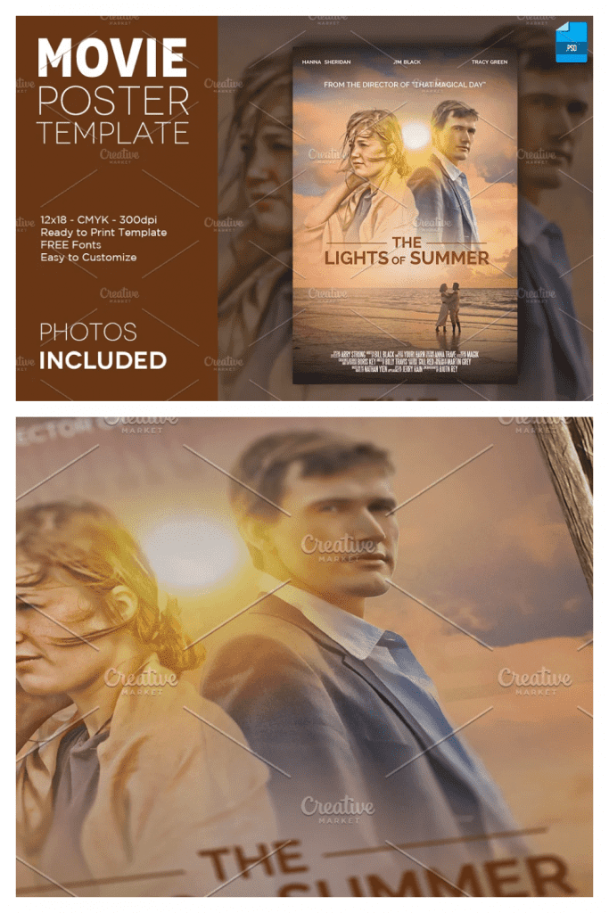 10+ Best Movie Poster Templates for 2021: Free and Premium