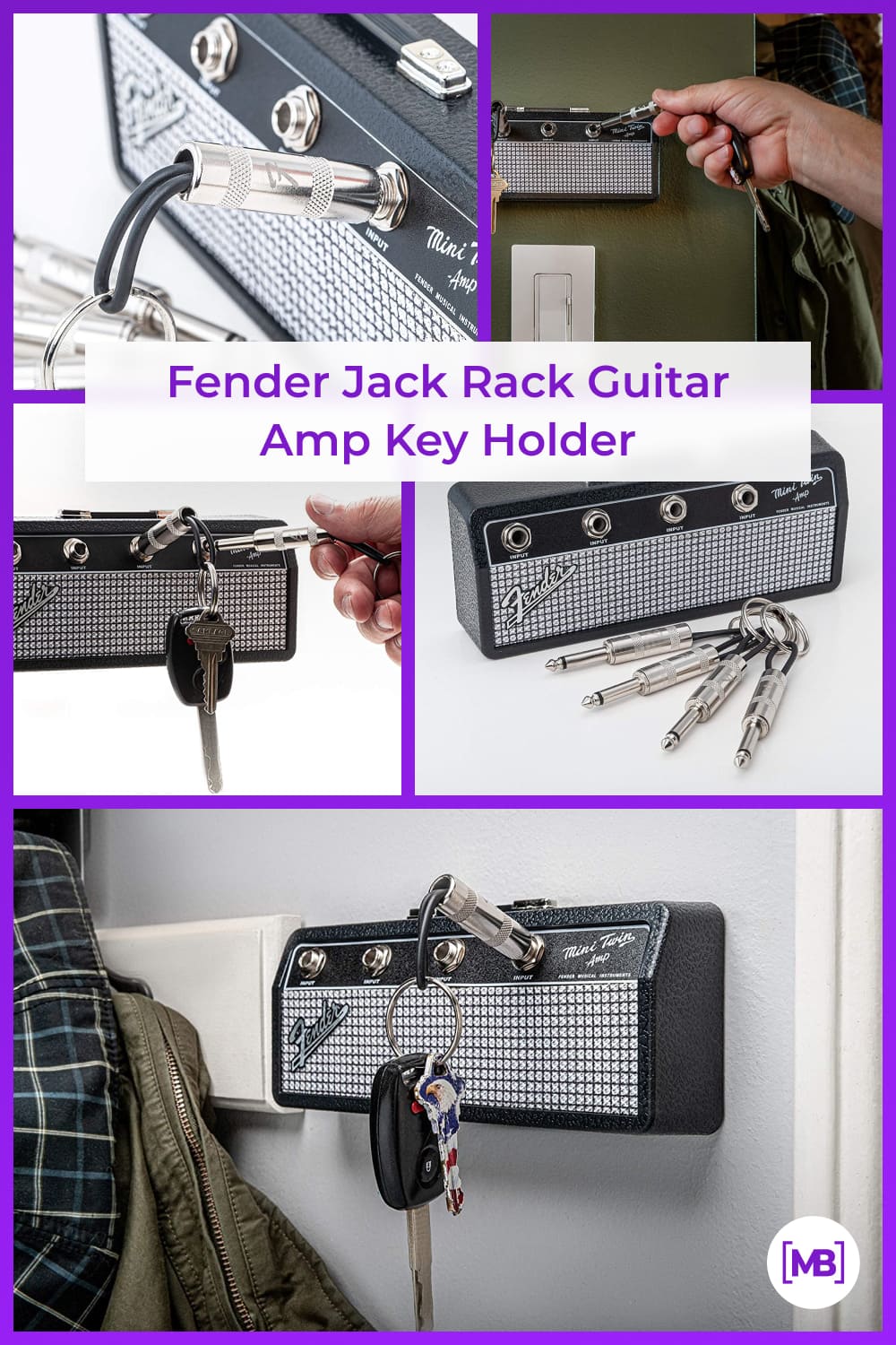 Fender Jack Rack Guitar Amp Key Holder.