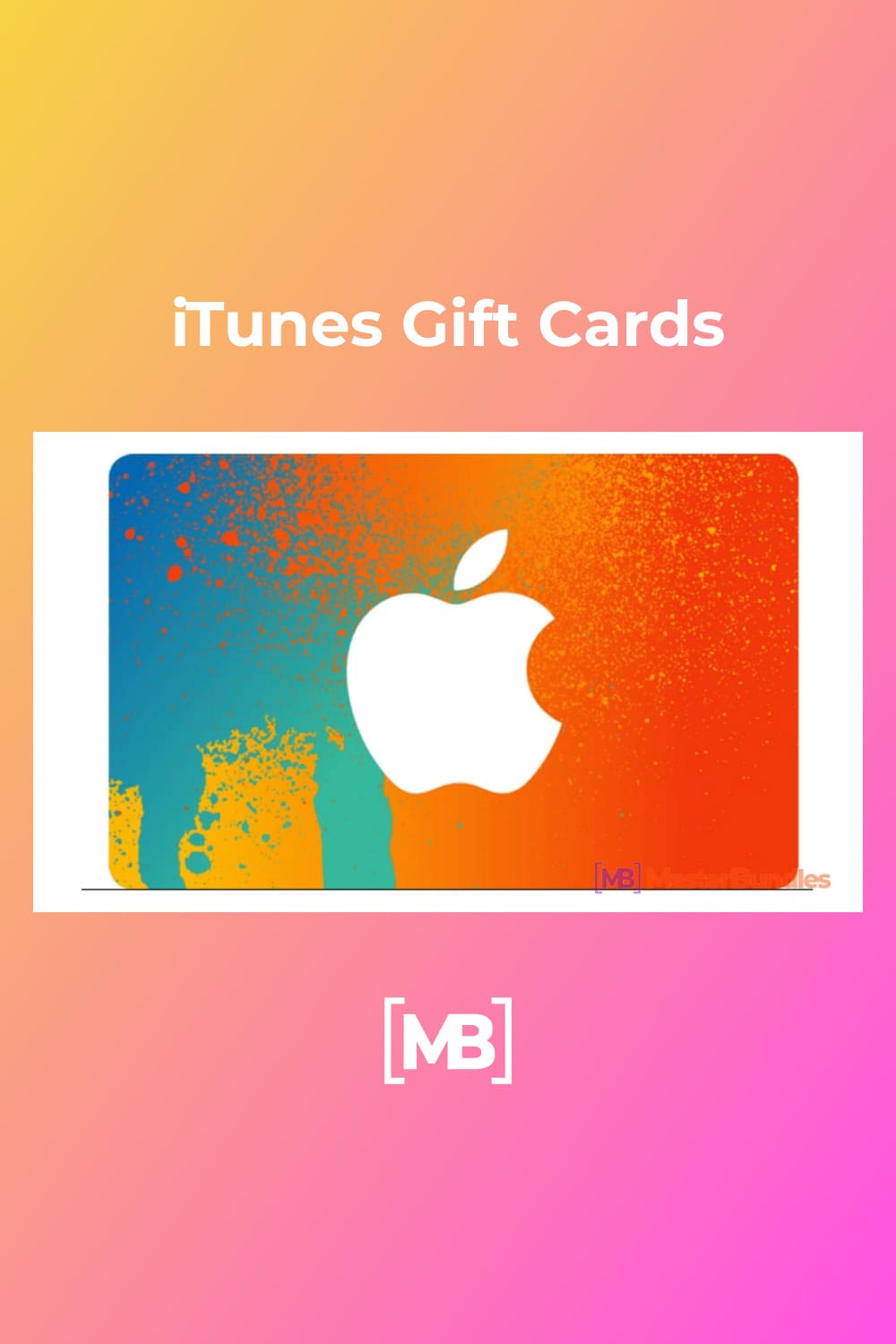 iTunes Gift Cards.