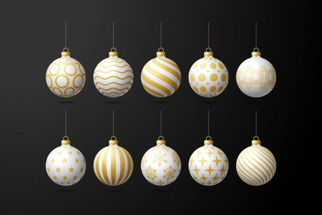 Christmas Tree Balls Set Master Bundles