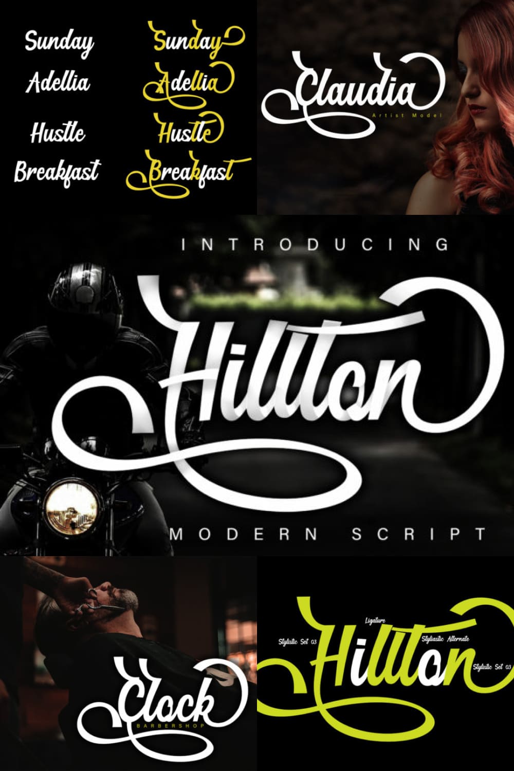 Hillton is a classy, elegant and super stylish modern script font perfectly suited for many projects.