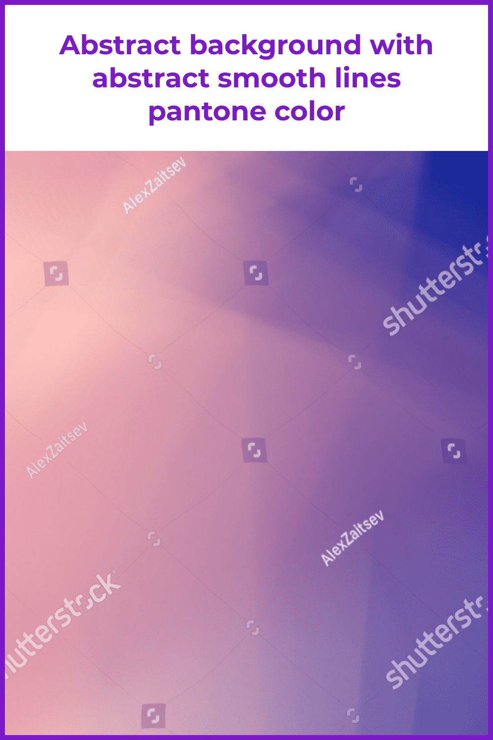 Abstract background with abstract smooth lines in pantone color.
