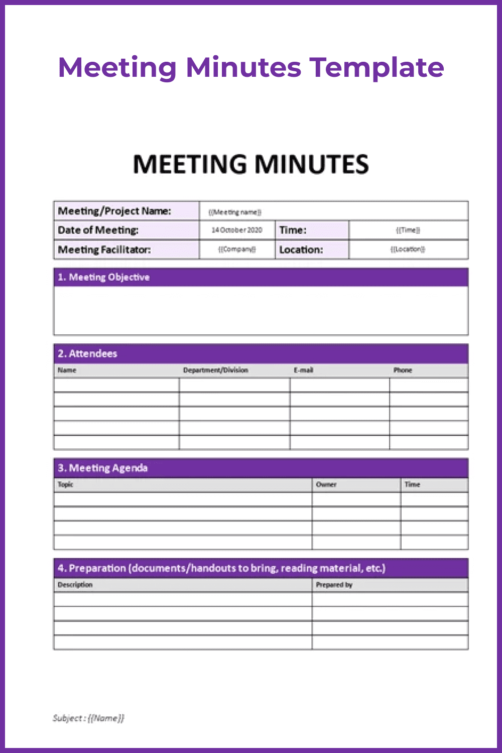 10 Best Meeting Minutes Templates Free And Premium Templates