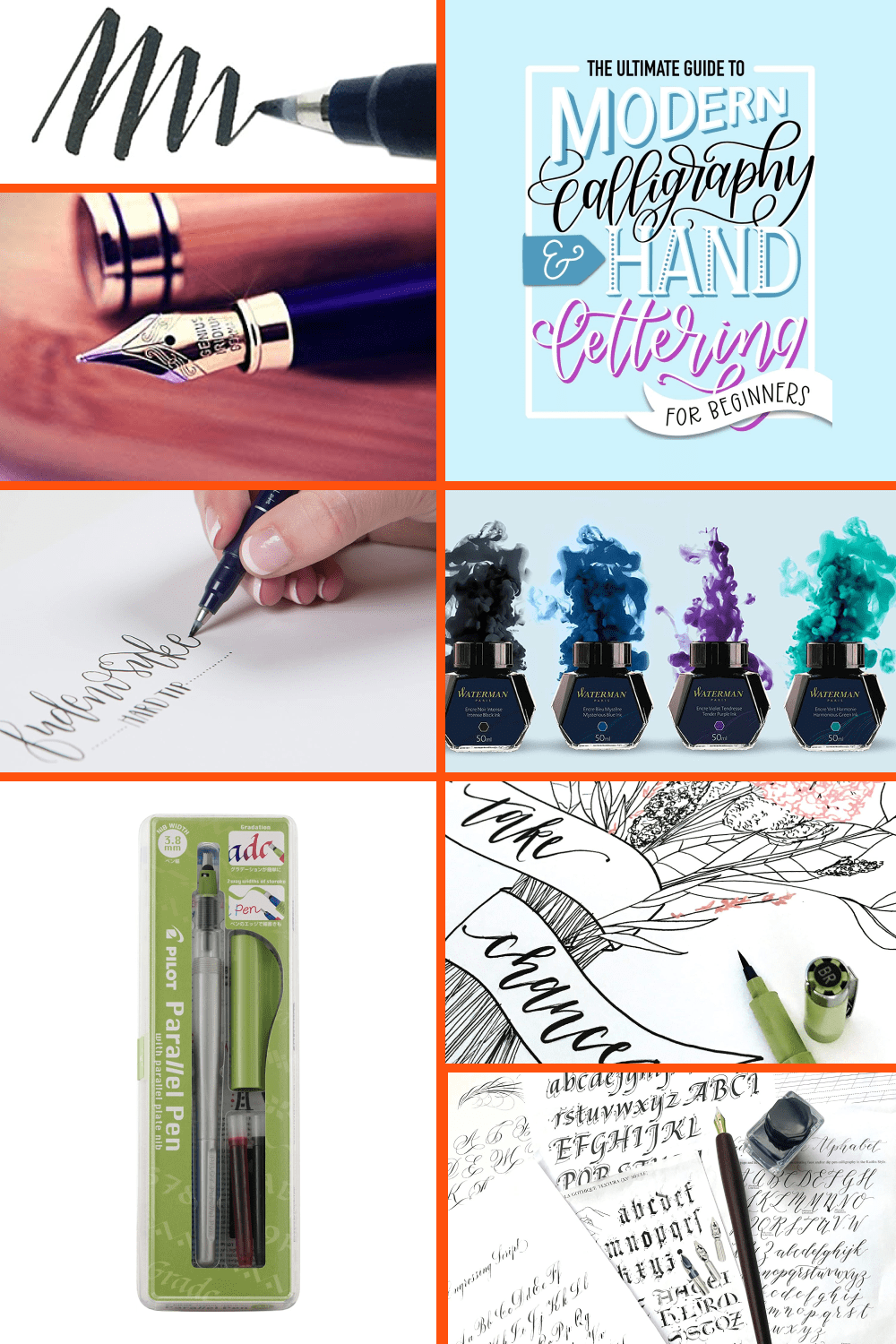 A guide to Pilot's Lettering & Drawing pens