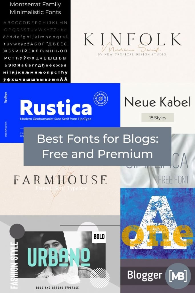 10+ Best Fonts for Blogs in 2021 Free and Premium MasterBundles