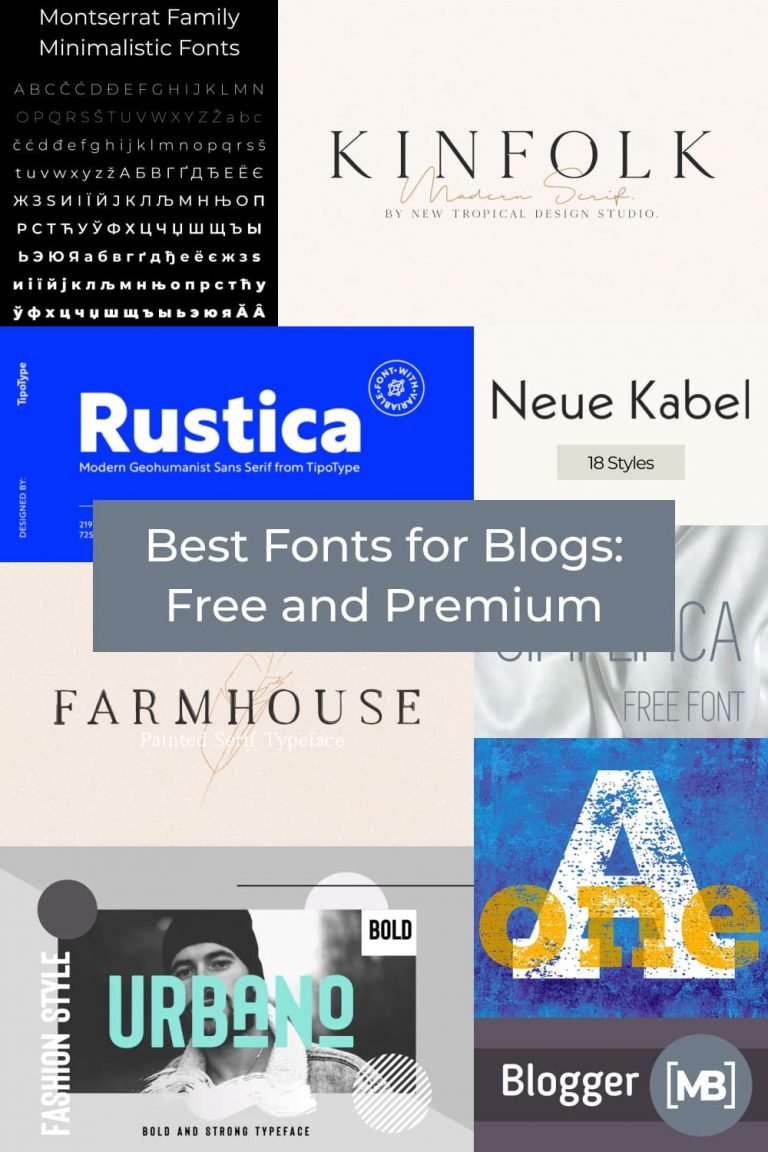 10+ Best Fonts for Blogs in 2021 Free and Premium MasterBundles