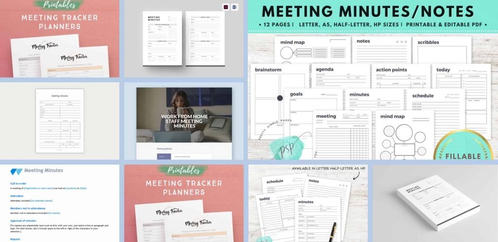 Best Meeting Minutes Templates Example.