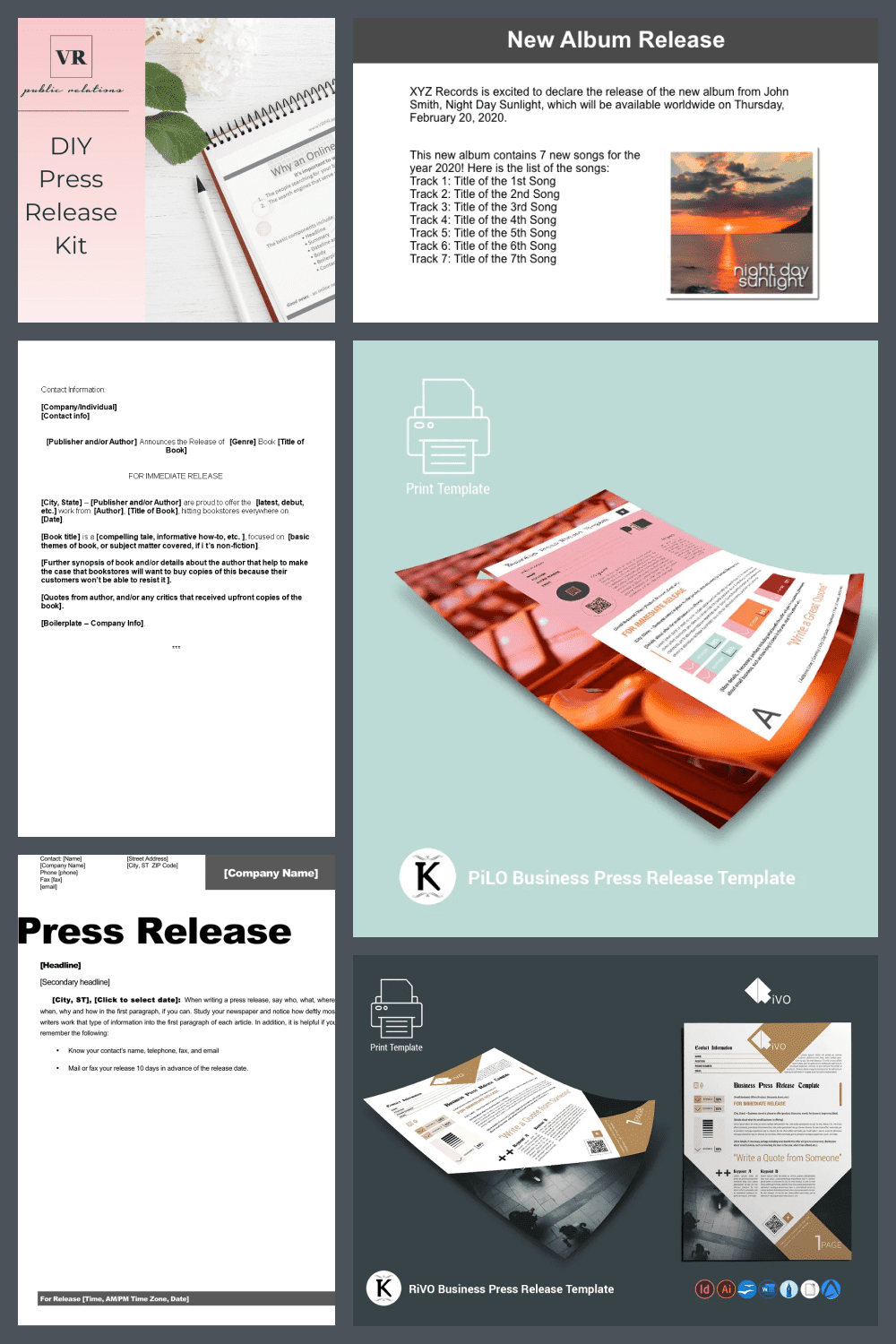 Press Release Templates Pinterest.