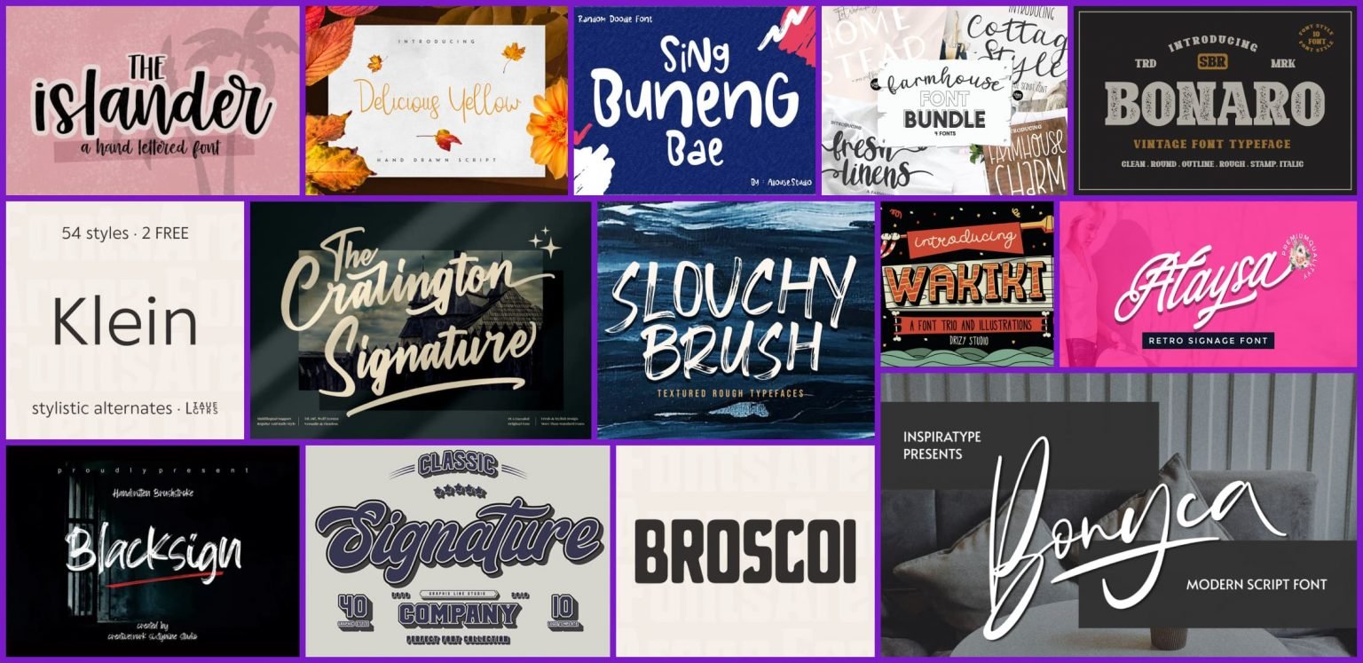35+ Best Fonts for Wood Signs in 2021. Best Free and Premium Fonts