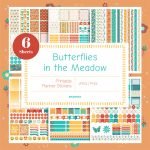Butterflies in the Meadow Planner Stickers main cover.