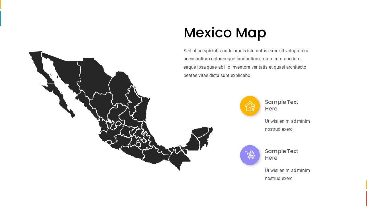 Mexico map.