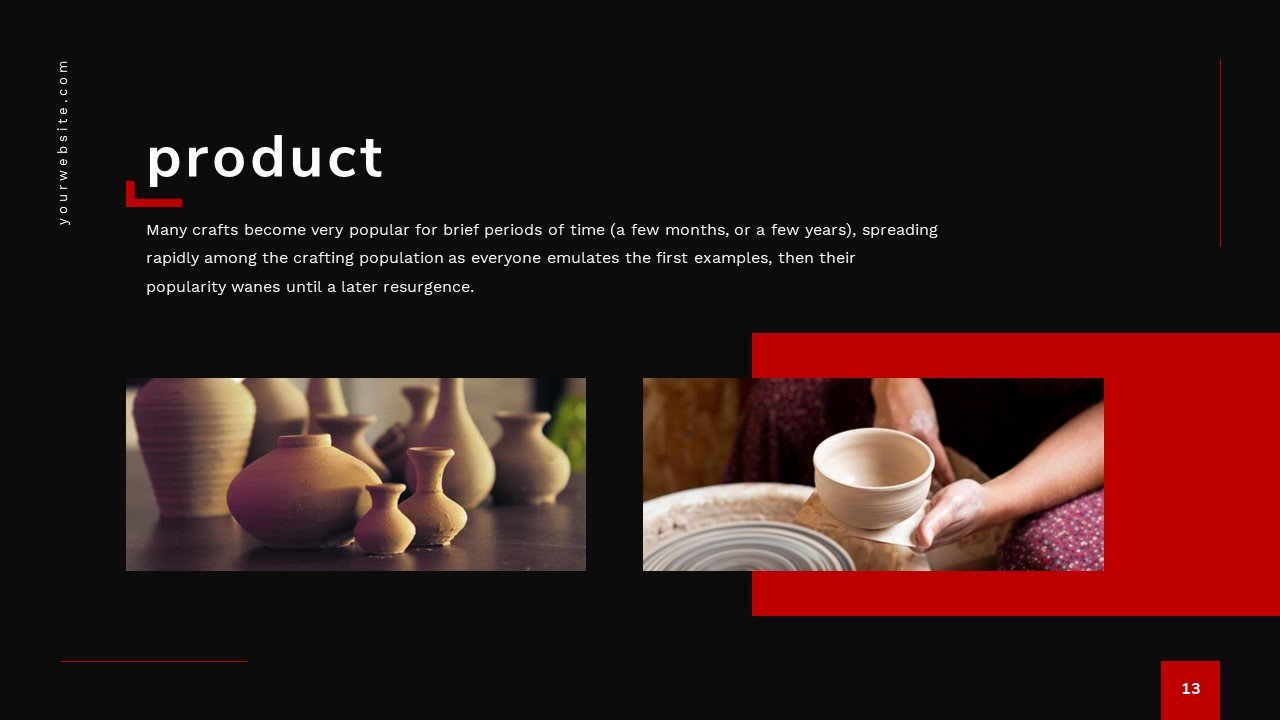 Handcraft Presentation Powerpoint, Keynote, Google Slides