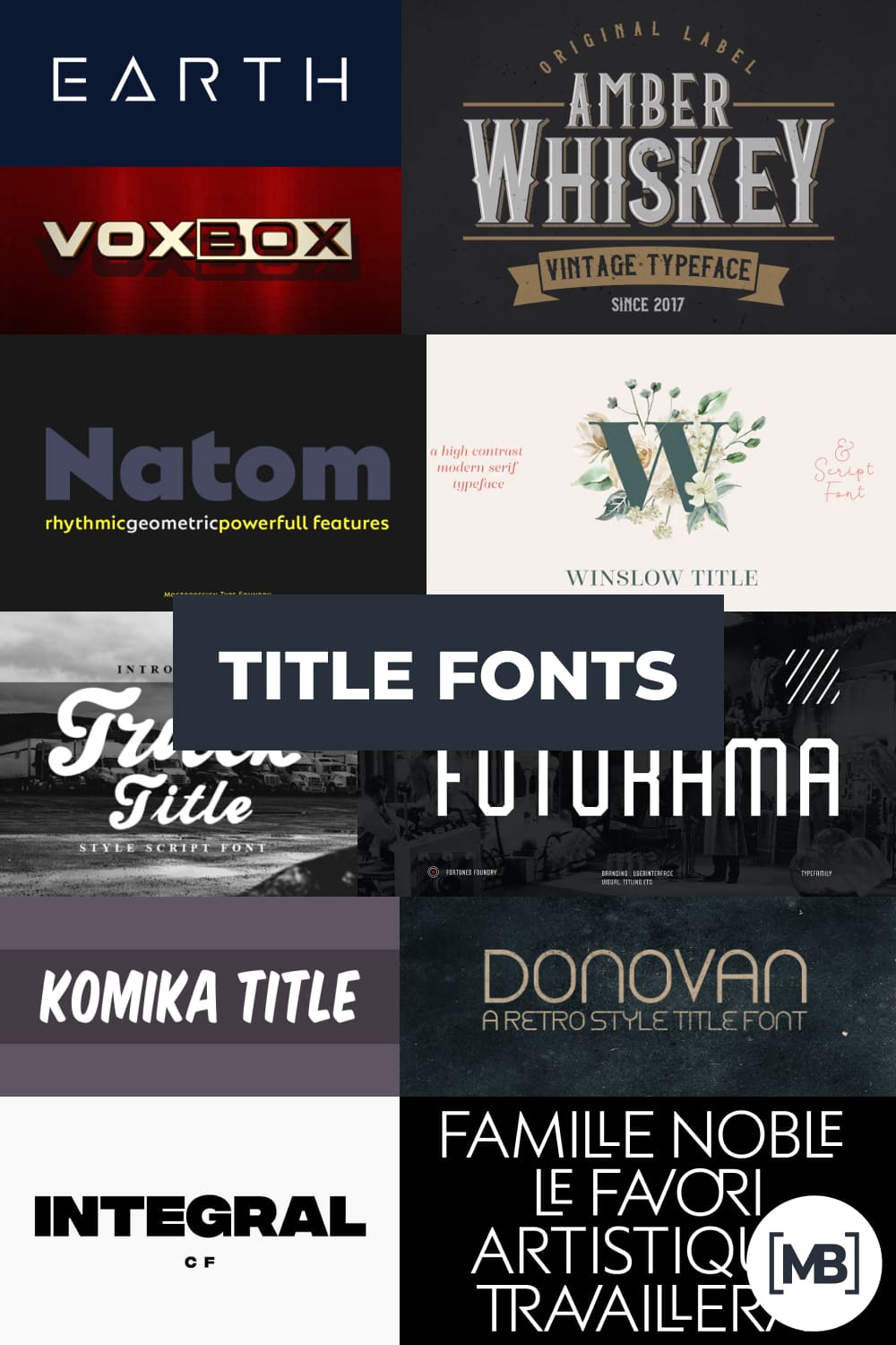 Title Font Pinterest.