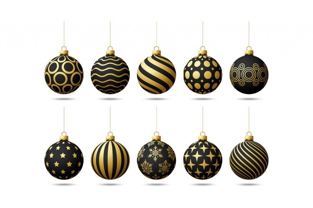 Christmas Tree Balls Set - Master Bundles