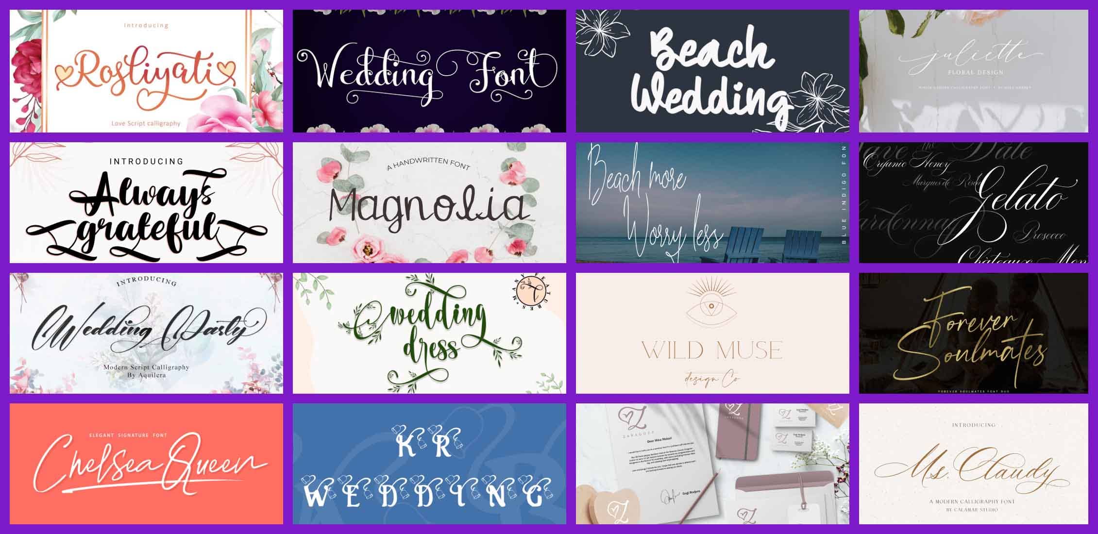 best fonts for wedding invitations Example.