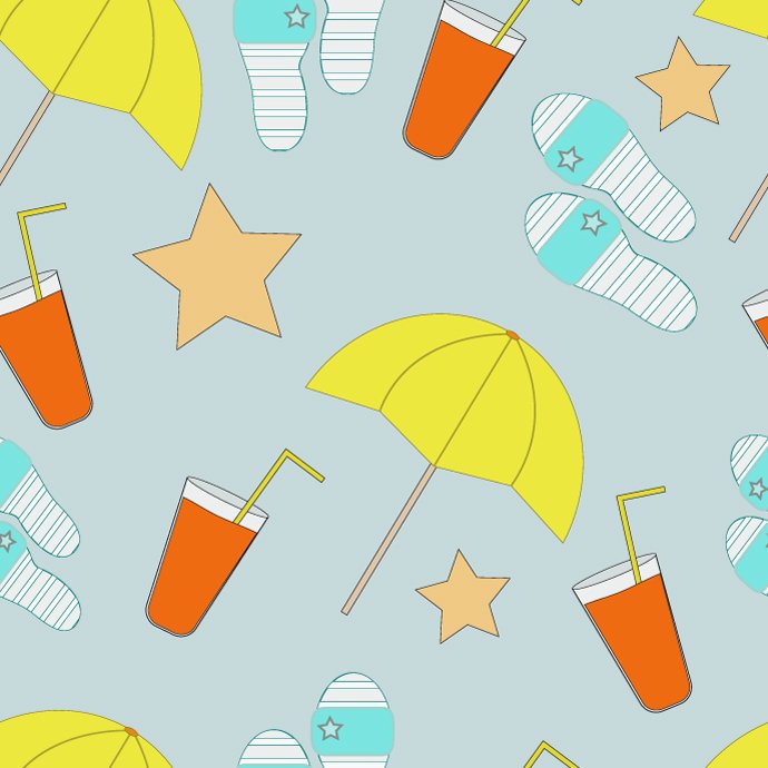 Seamless Summer Pattern cover image.