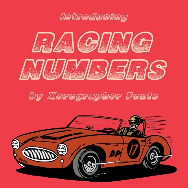 01 FRee racing font main cover.
