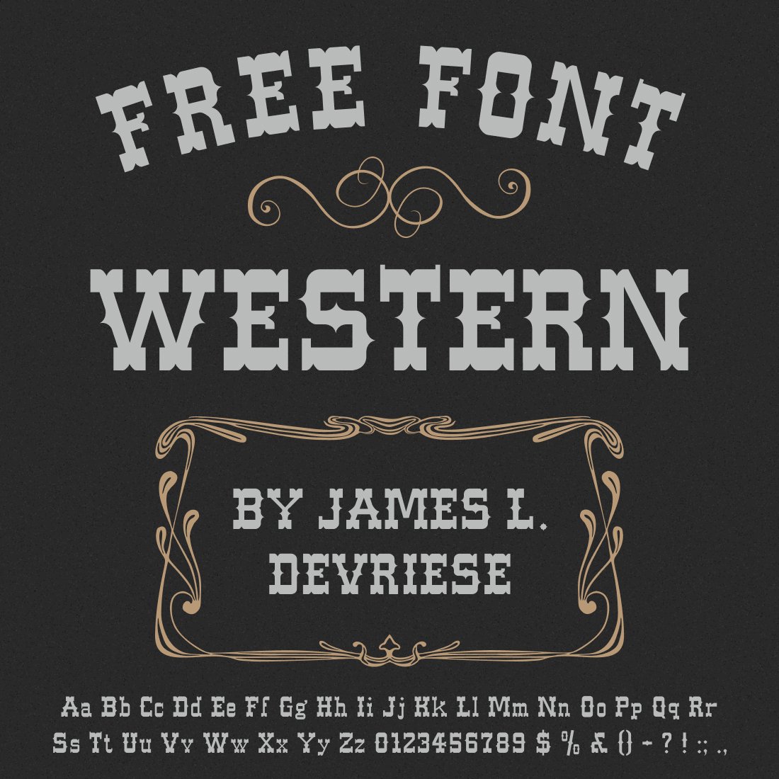 Free Western Font – MasterBundles