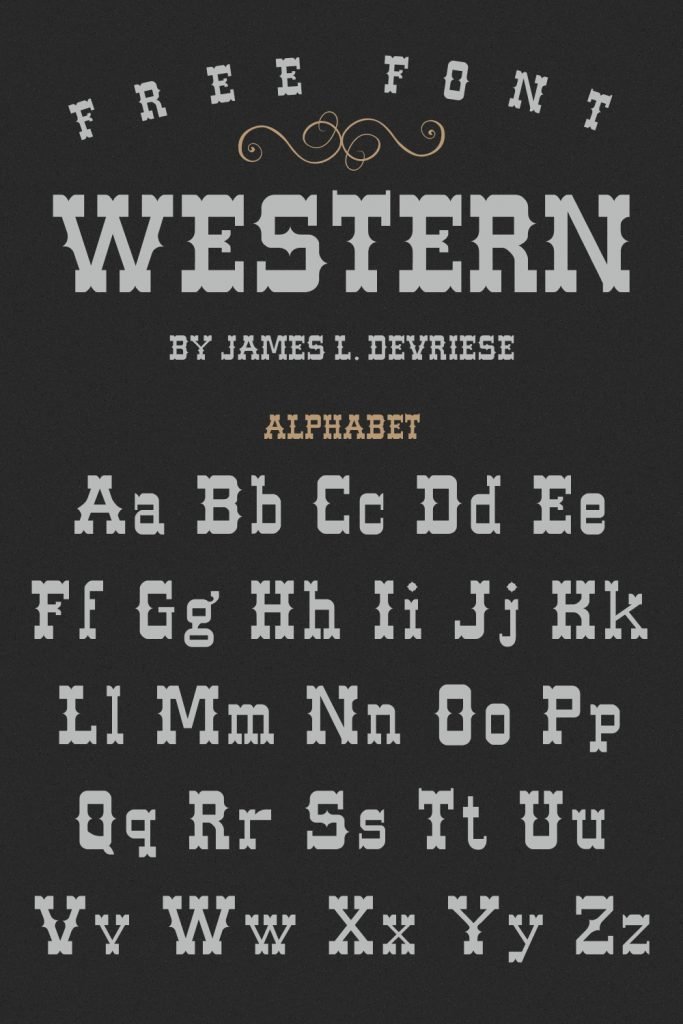 Free Western Font – MasterBundles