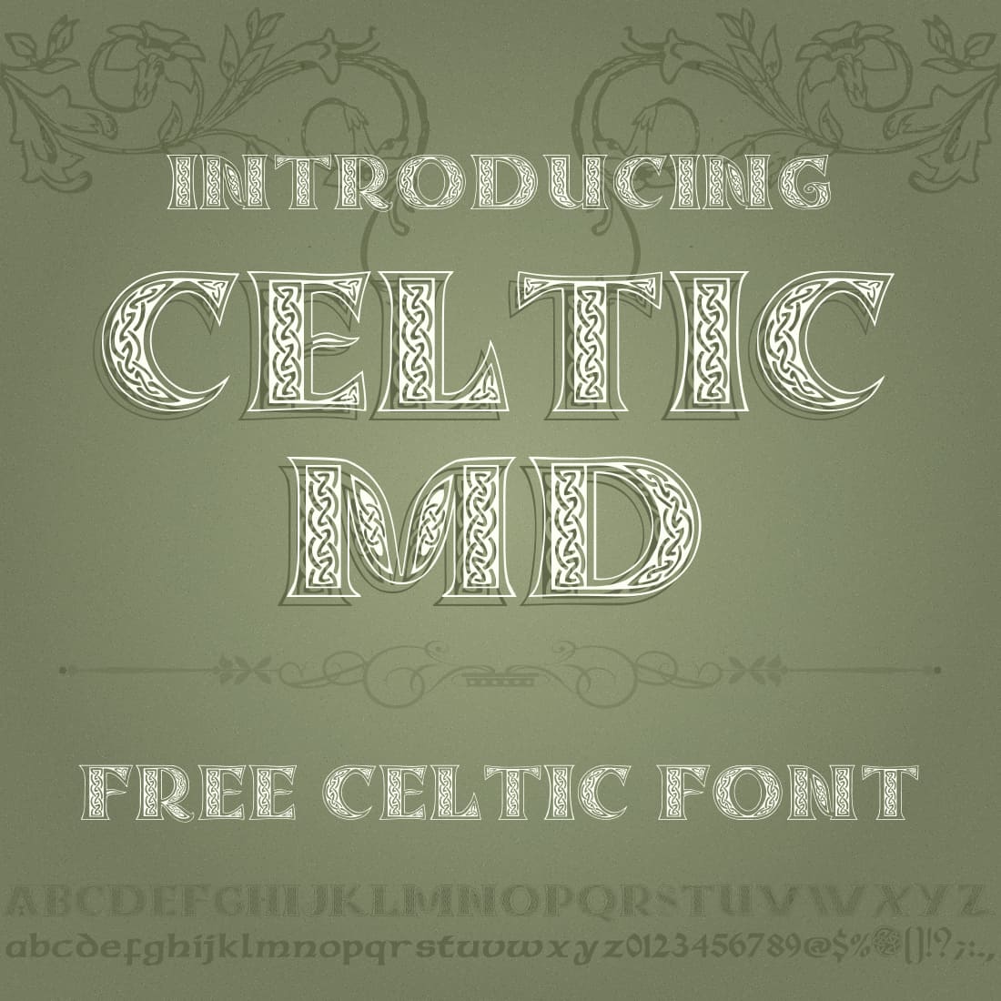 A font with a delicate and subtle ornament.