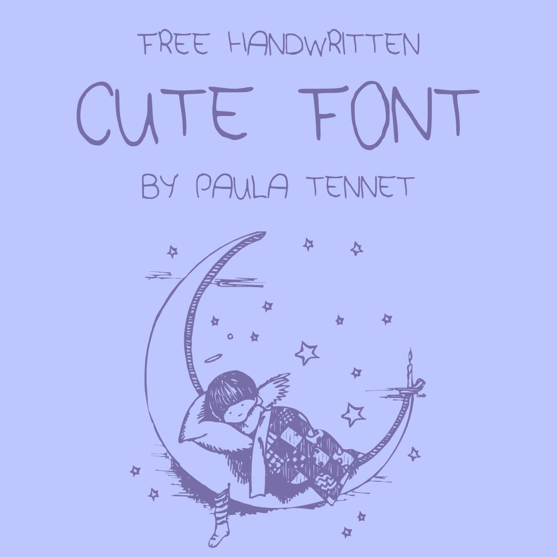 This font has delicate and lovely illustrations in its collection.