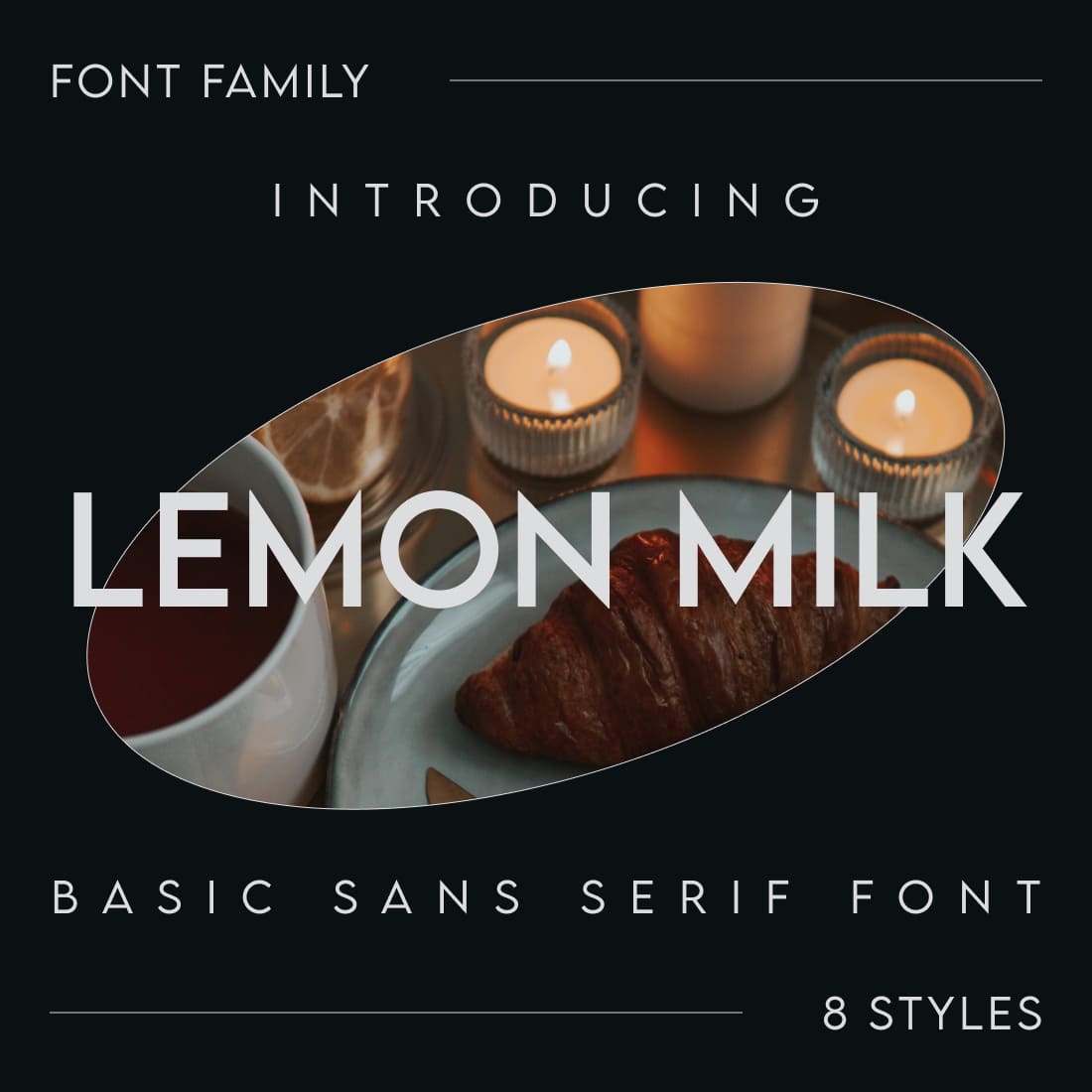 With a font like this, it's easy to create a cozy and warm atmosphere.