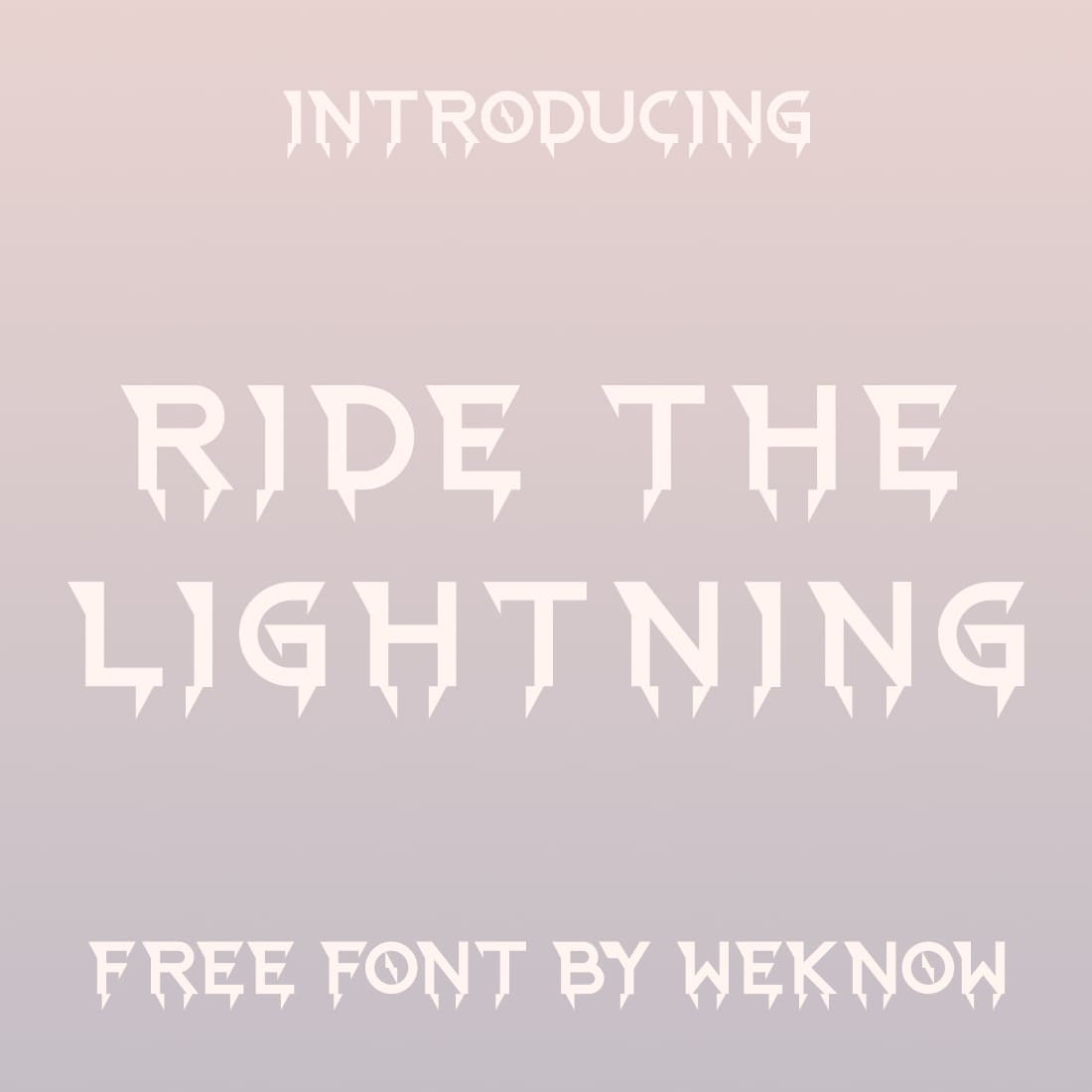 This font is similar to Gothic, but in light colors.