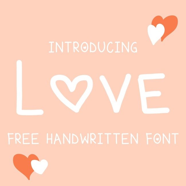 01 Free love font main cover.