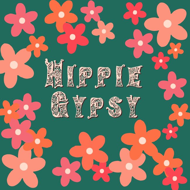 01 Hippie Gypsy free hippie font main cover.
