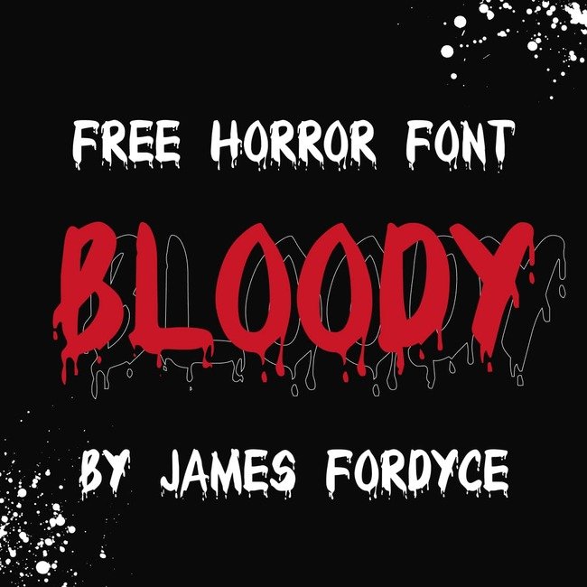 01 free blood font main cover.