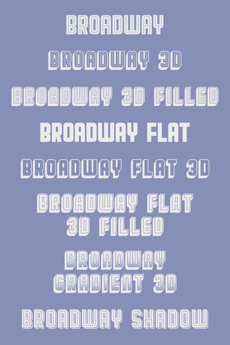 Free Broadway Font – MasterBundles