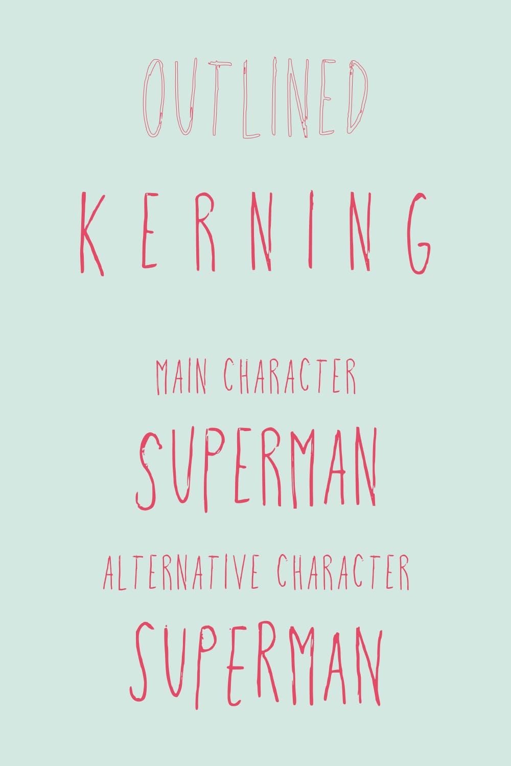 Superman Font - Pinterest.