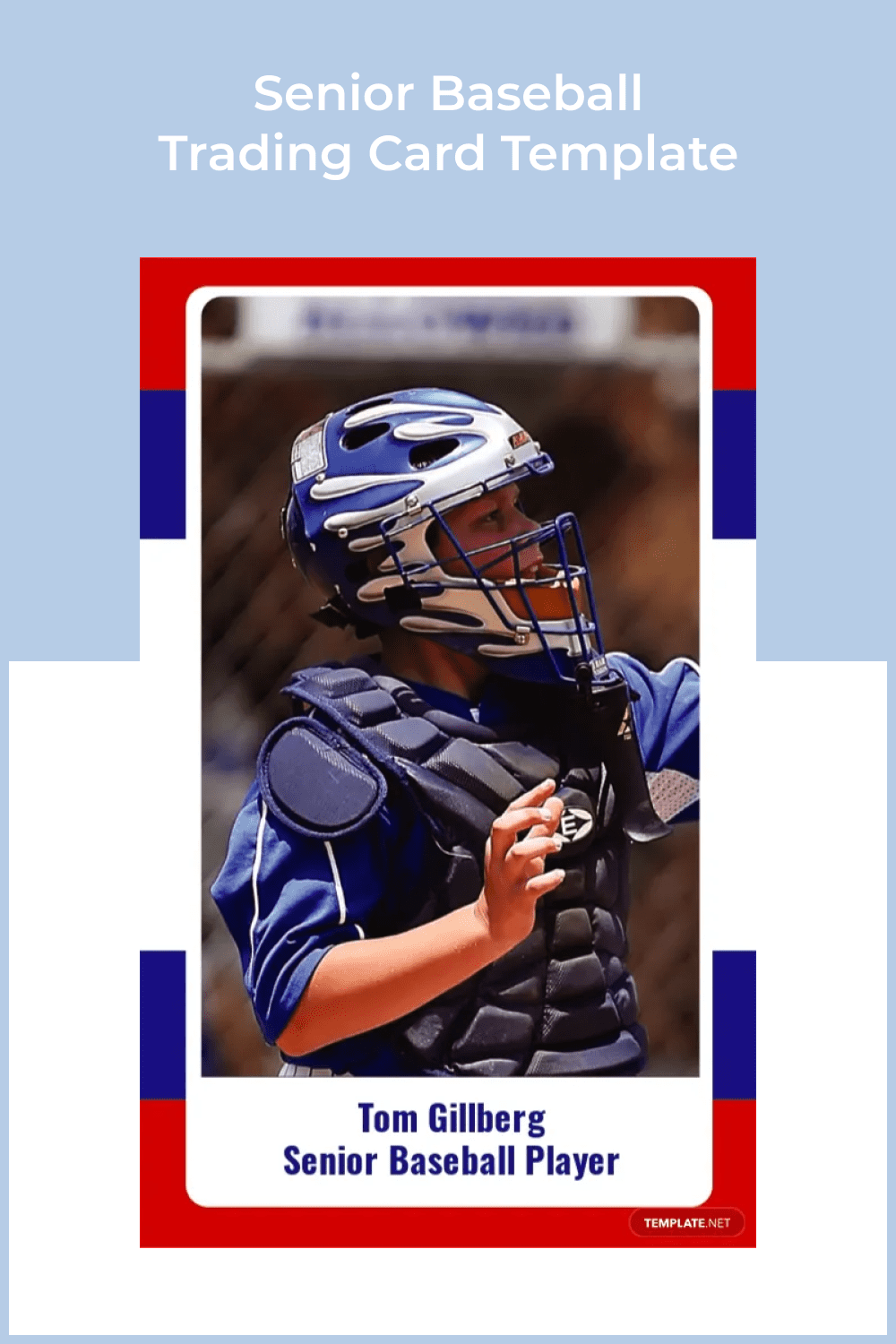 Baseball Trading Card Template