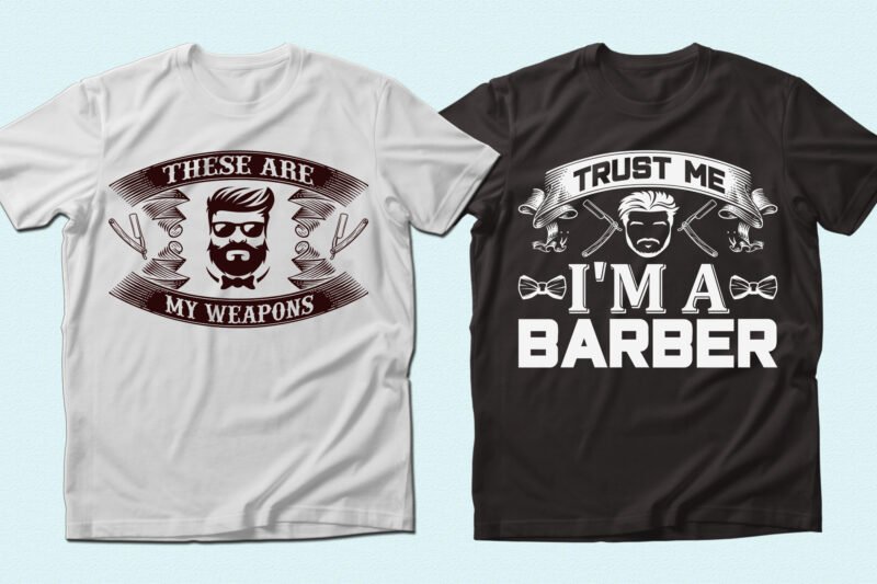 Two t-shirts with brutal men.