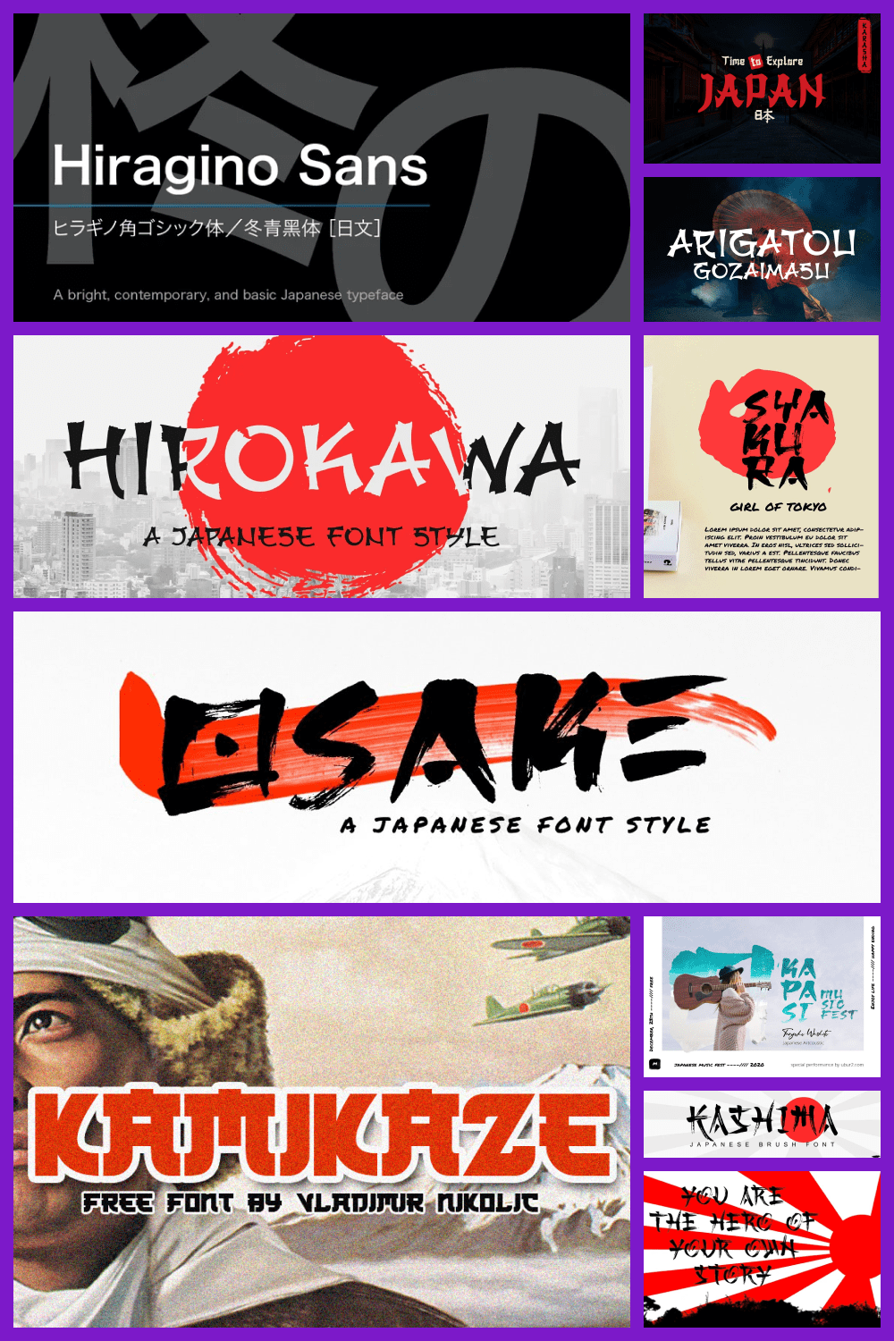 Japan Style Fonts Pinterest.