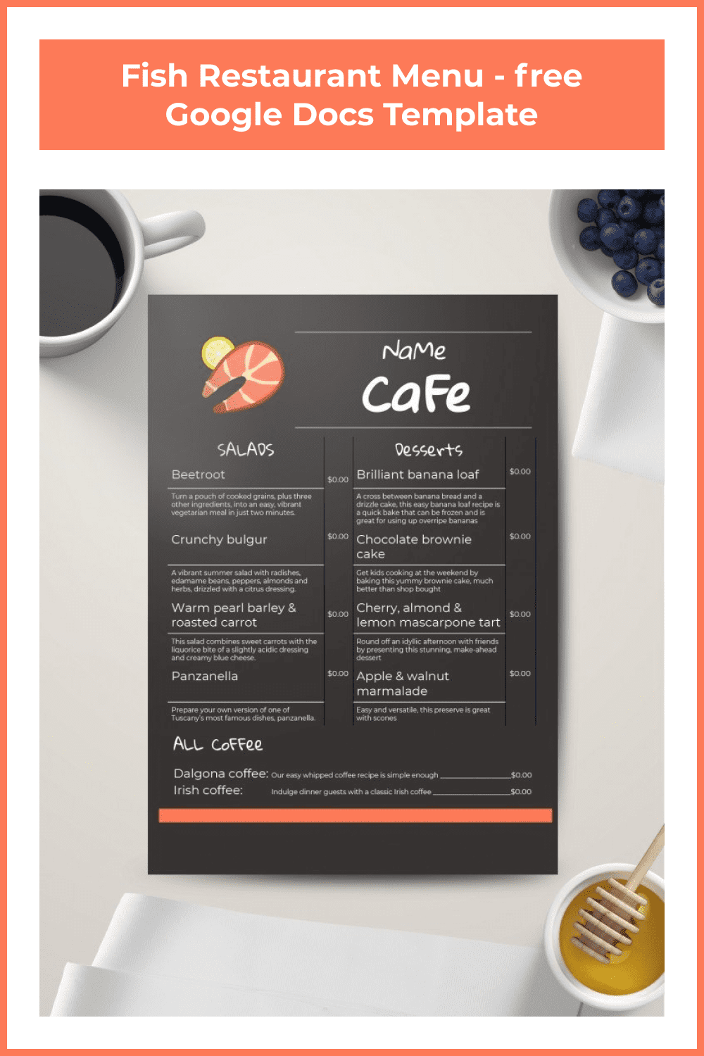 Best Restaurant Menu Templates for MS Word and Google Docs in 2022