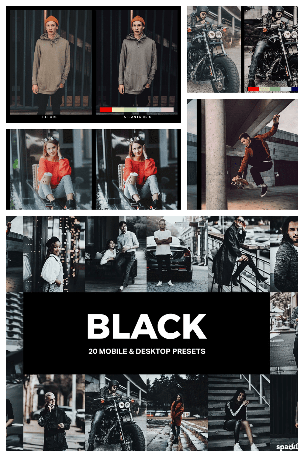 Elevate your photography with these matte black Lightroom presets.