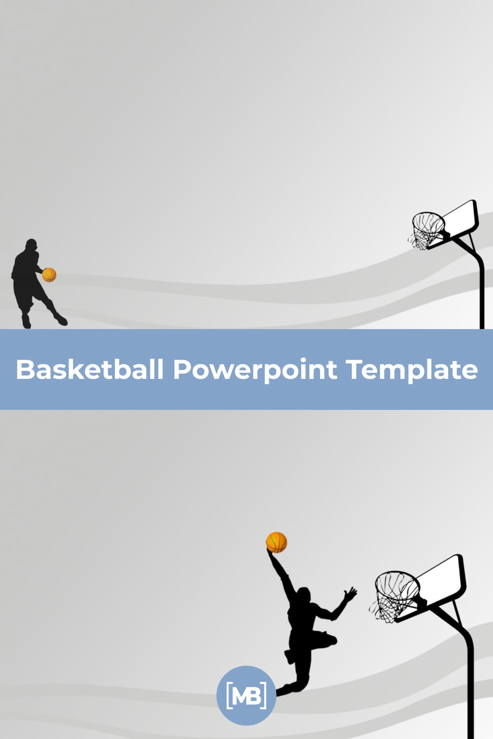 Definitely the best Basketball PowerPoint template for PPT presentations that you can download for free and use in your sport presentations as well as basket championship or NBA simulation.