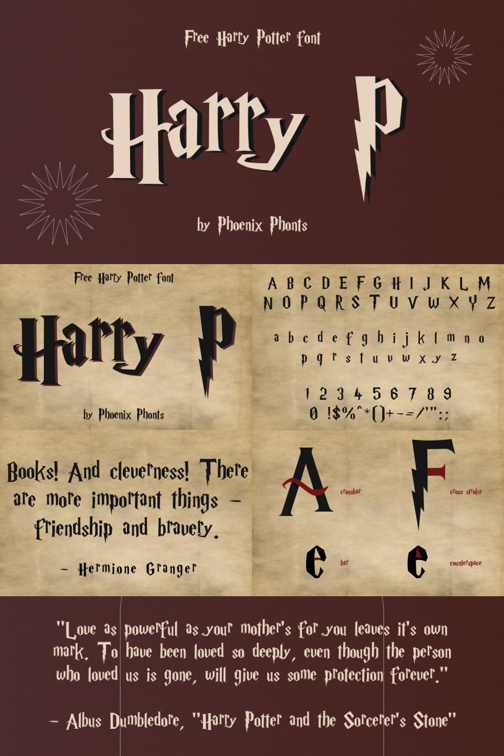 This Awesome Font was created for true Harry Potter fans. Let’s dive into a magical world. 